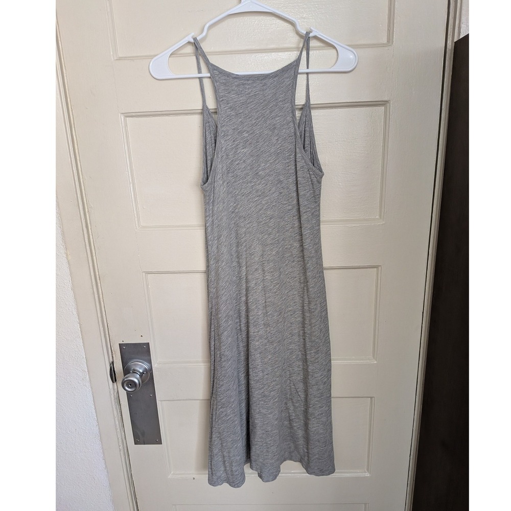 Velvet by Graham & Spencer Womens Gray Slub Knit Racerback Tank Midi Dress Small - Picture 5 of 5